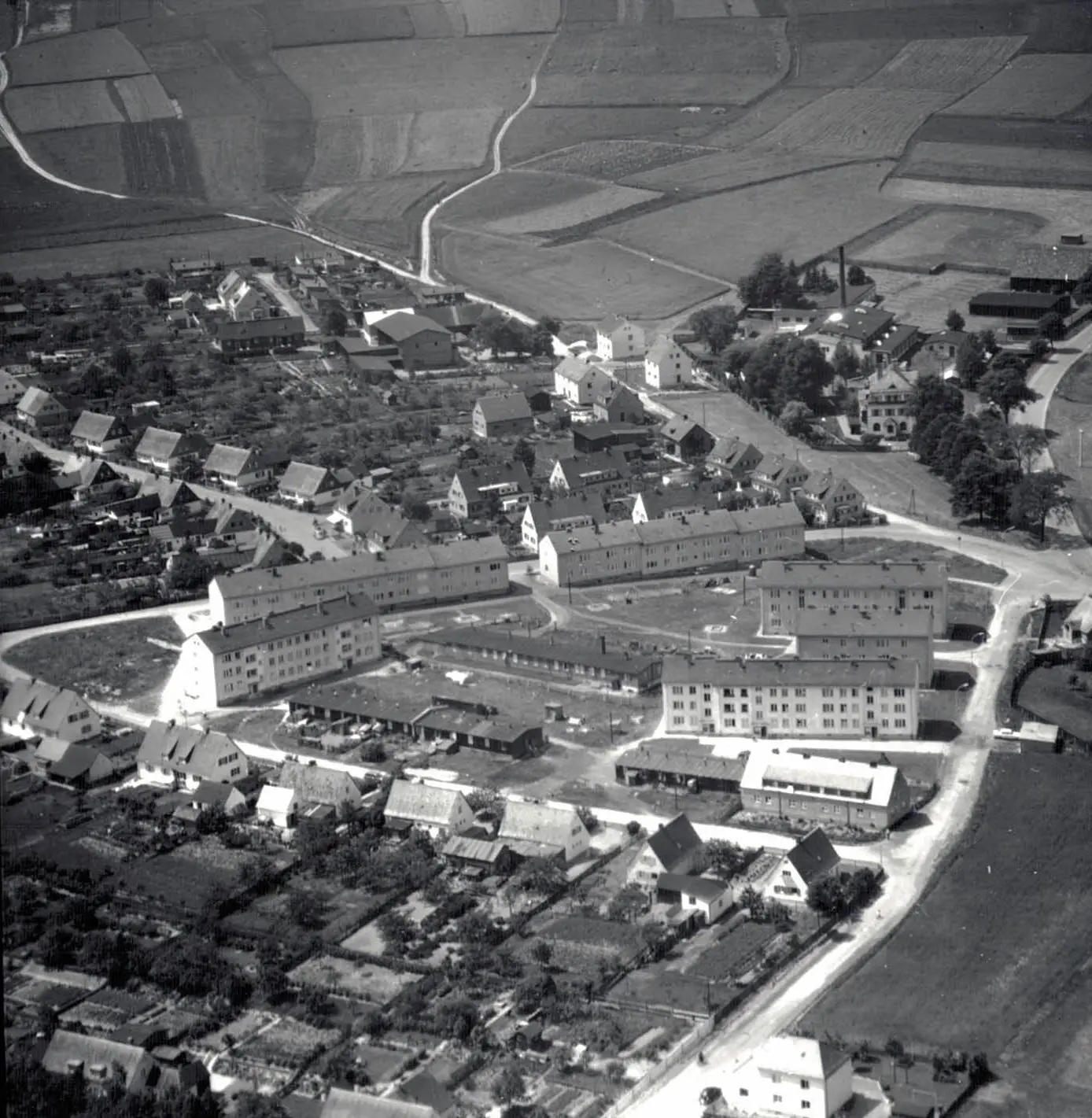 Luftaufnahme 1958 Kopie
